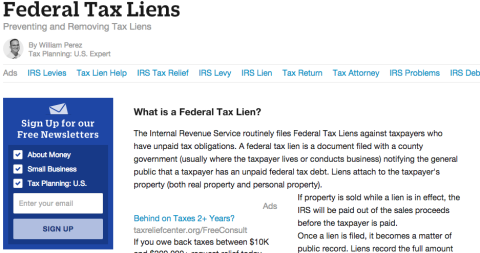 Having an IRS tax lawyer is a good idea if you're facing a tax lien